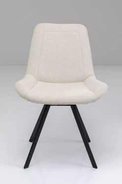 KARE Design Draaistoel Baron Cream Clearance
