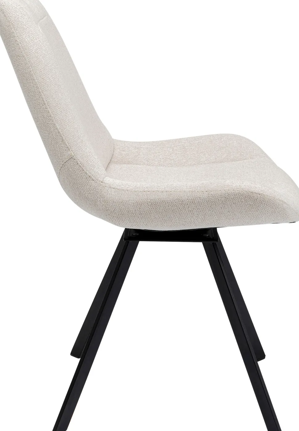 KARE Design Draaistoel Baron Cream Clearance