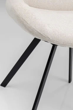 KARE Design Draaistoel Baron Cream Clearance