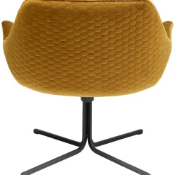 KARE Design Draaistoel Bristol Geel Hot