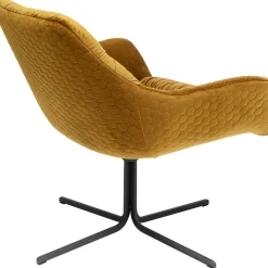 KARE Design Draaistoel Bristol Geel Hot