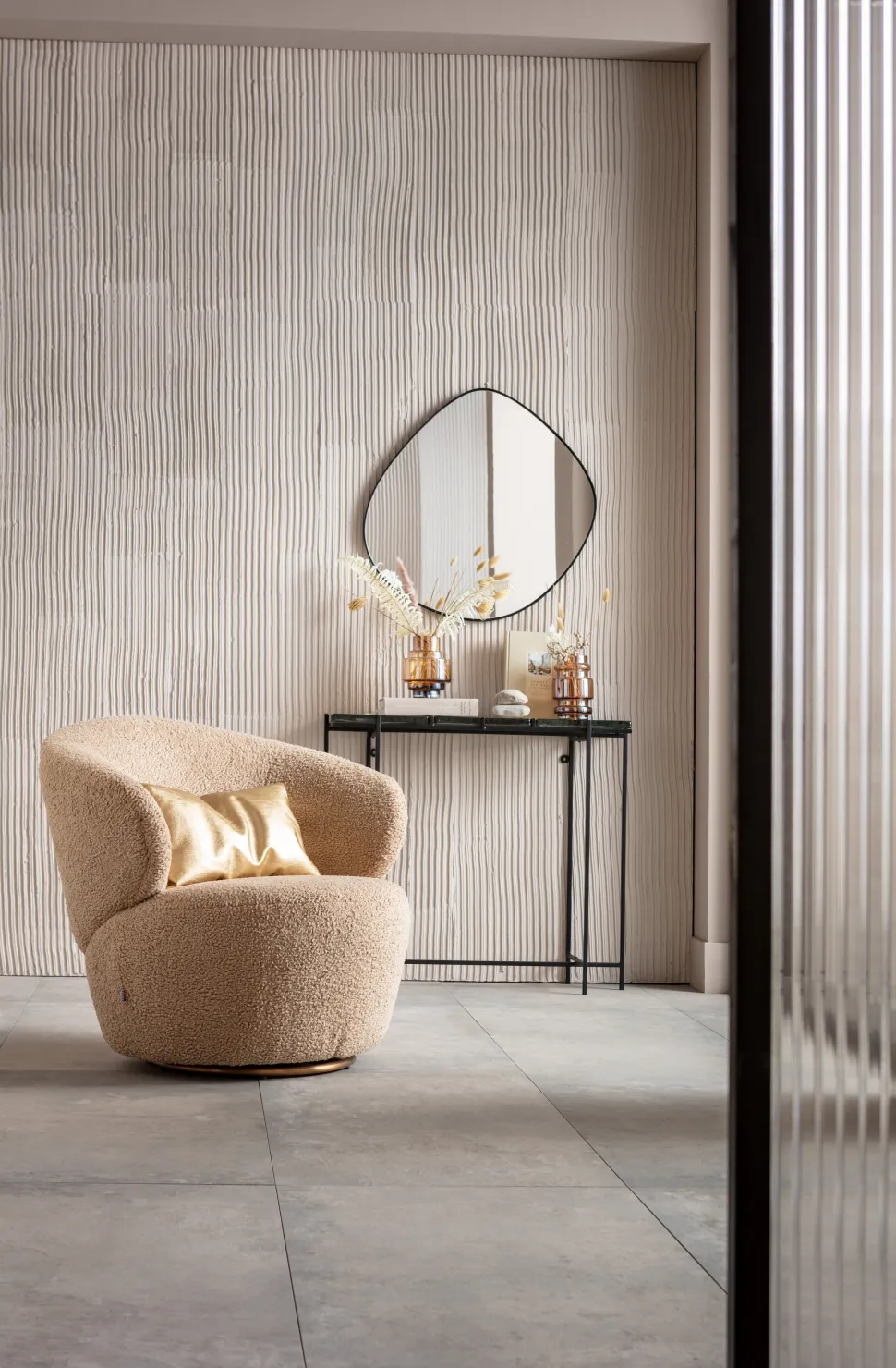 KARE Design Draaistoel Carella Clearance