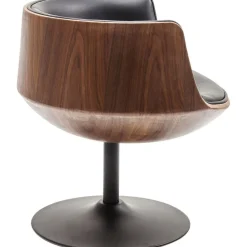 KARE Design Draaistoel Club Walnoot Store