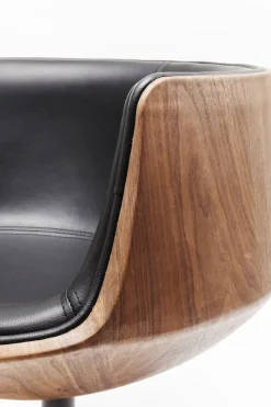 KARE Design Draaistoel Club Walnoot Store