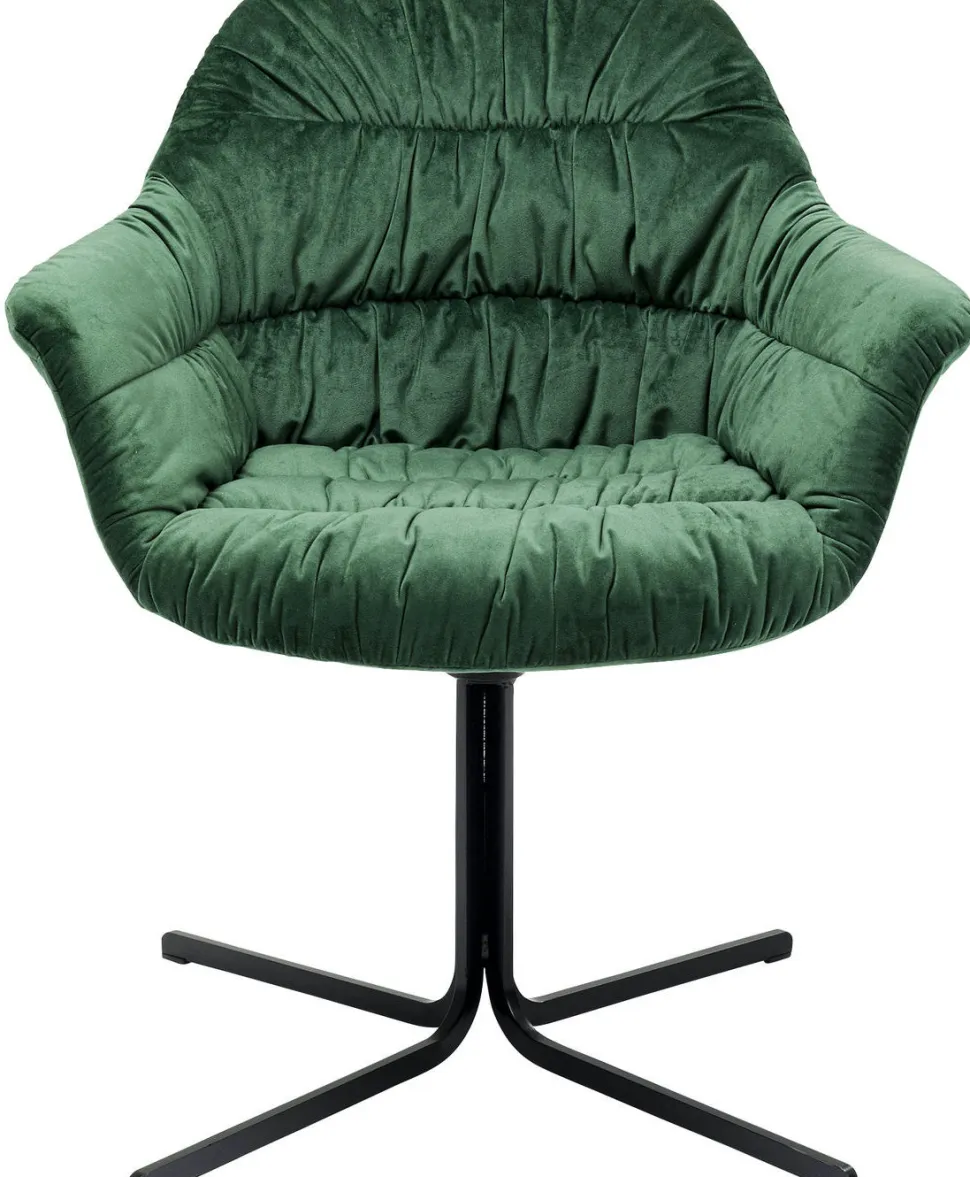 KARE Design Draaistoel Colmar Groen Outlet