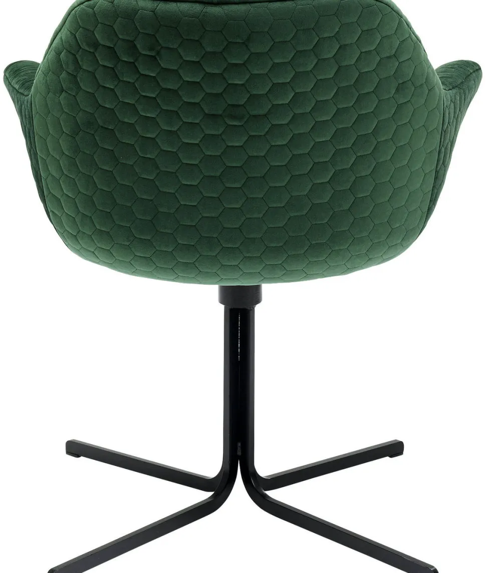 KARE Design Draaistoel Colmar Groen Outlet