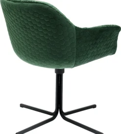 KARE Design Draaistoel Colmar Groen Outlet