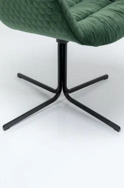KARE Design Draaistoel Colmar Groen Outlet