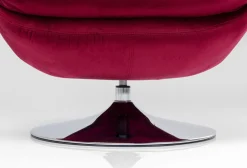KARE Design Draaistoel Cosy Berry Fashion