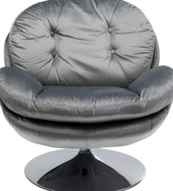 KARE Design Draaistoel Cosy Grijs Clearance
