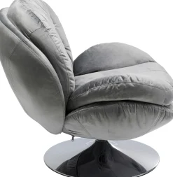 KARE Design Draaistoel Cosy Grijs Clearance