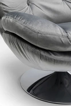 KARE Design Draaistoel Cosy Grijs Clearance