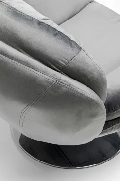 KARE Design Draaistoel Cosy Grijs Clearance