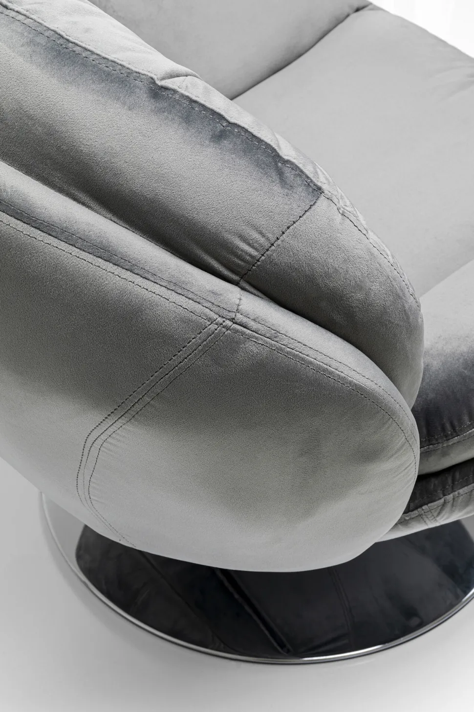 KARE Design Draaistoel Cosy Grijs Clearance