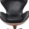 KARE Design Draaistoel Lounge Zwart Walnoot Best Sale