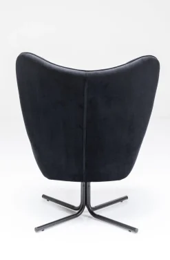 KARE Design Draaistoel Oscar Velvet Black Sale