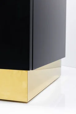 KARE Design Dressoir Cracked Black Gold 165x80cm Flash Sale