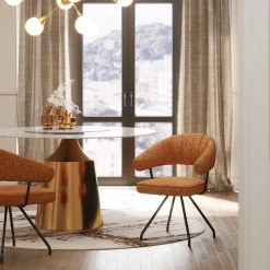 KARE Design Eetkamerstoel Arabella Orange Cheap