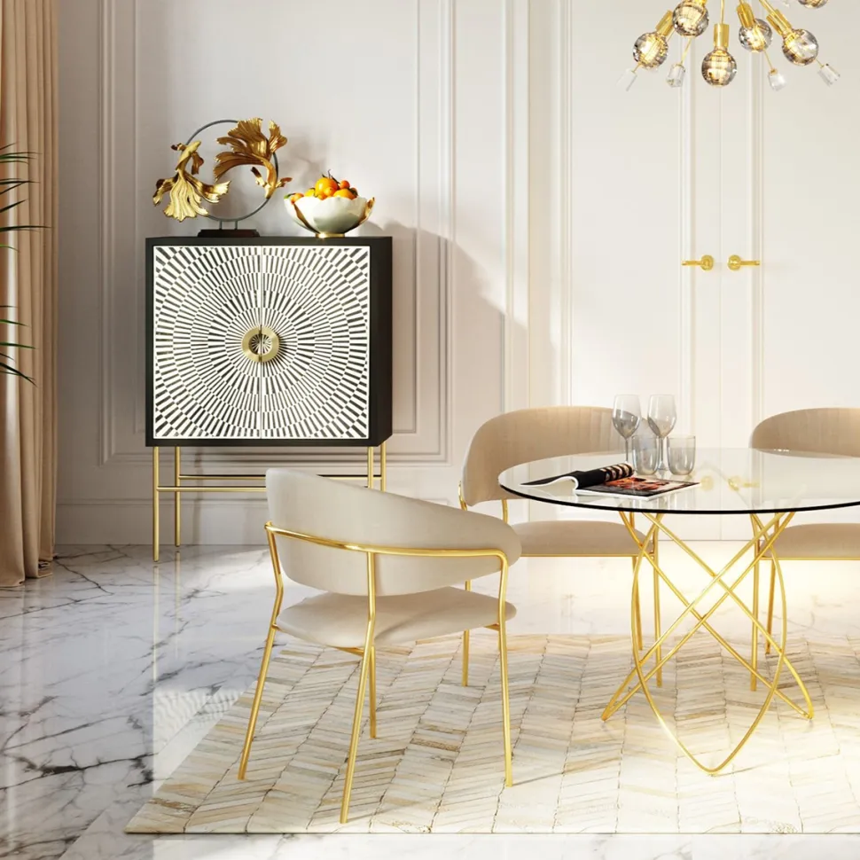 KARE Design Eetkamerstoel Belle Creme (2-delig) Store