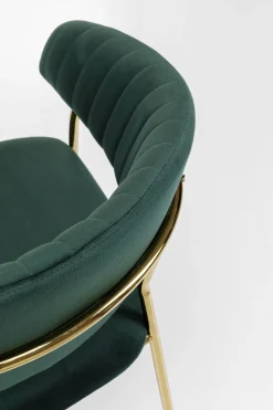 KARE Design Eetkamerstoel Belle Groen New