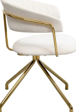 KARE Design Eetkamerstoel Belle Velvet Cream Best