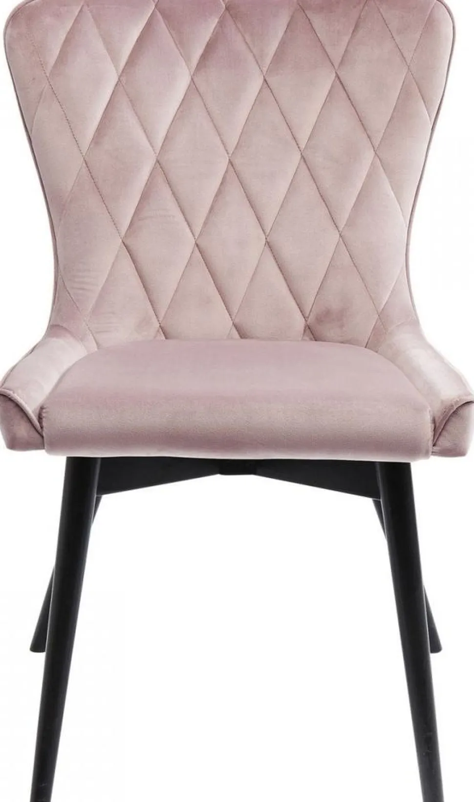 KARE Design Eetkamerstoel Black Marshall Fluweel Roze Shop