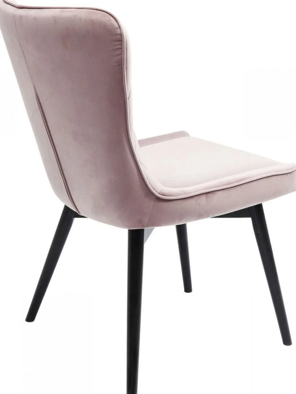 KARE Design Eetkamerstoel Black Marshall Fluweel Roze Shop
