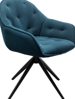 KARE Design Eetkamerstoel Carlito Mesh Bluegreen Store