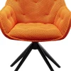 KARE Design Eetkamerstoel Carlito Mesh Orange Flash Sale