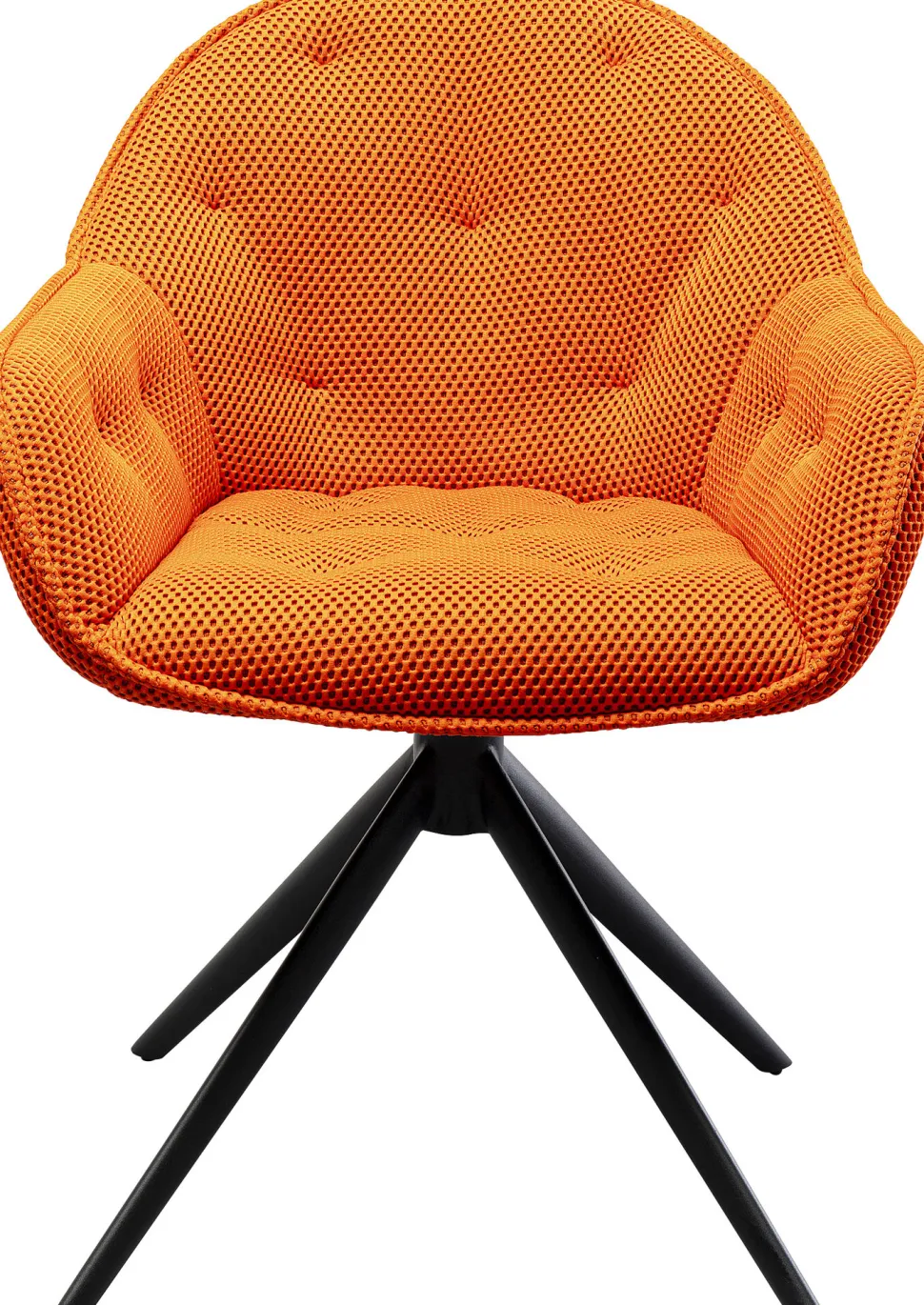 KARE Design Eetkamerstoel Carlito Mesh Orange Flash Sale