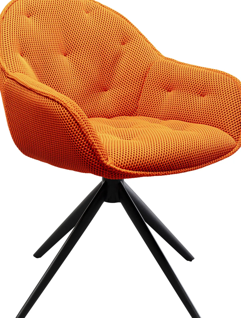 KARE Design Eetkamerstoel Carlito Mesh Orange Flash Sale