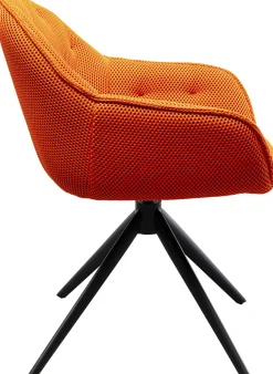 KARE Design Eetkamerstoel Carlito Mesh Orange Flash Sale