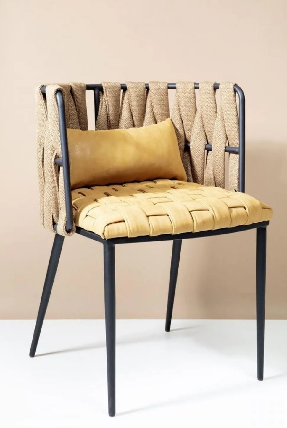 KARE Design Eetkamerstoel Cheerio Geel Incl. Kussen Online