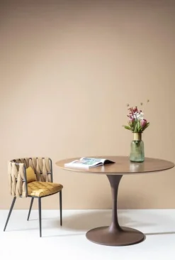 KARE Design Eetkamerstoel Cheerio Geel Incl. Kussen Online