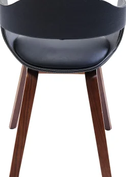 KARE Design Eetkamerstoel Costa Walnoot Hot