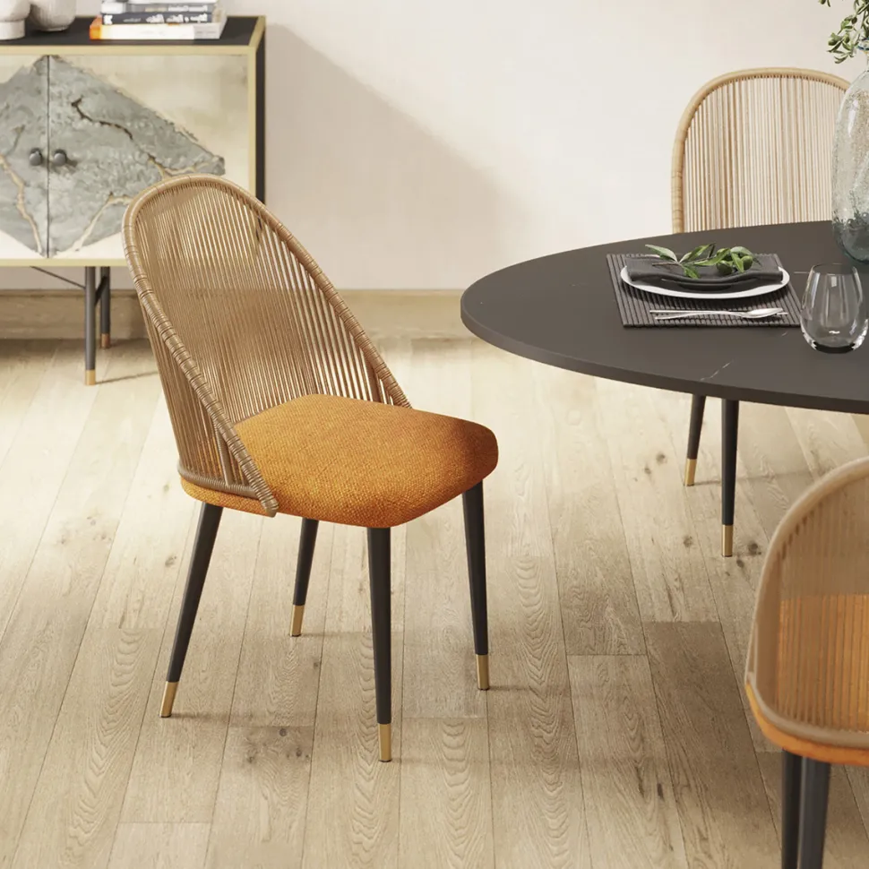KARE Design Eetkamerstoel Danza Orange Sale