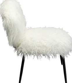 KARE Design Eetkamerstoel Hairy White Hot