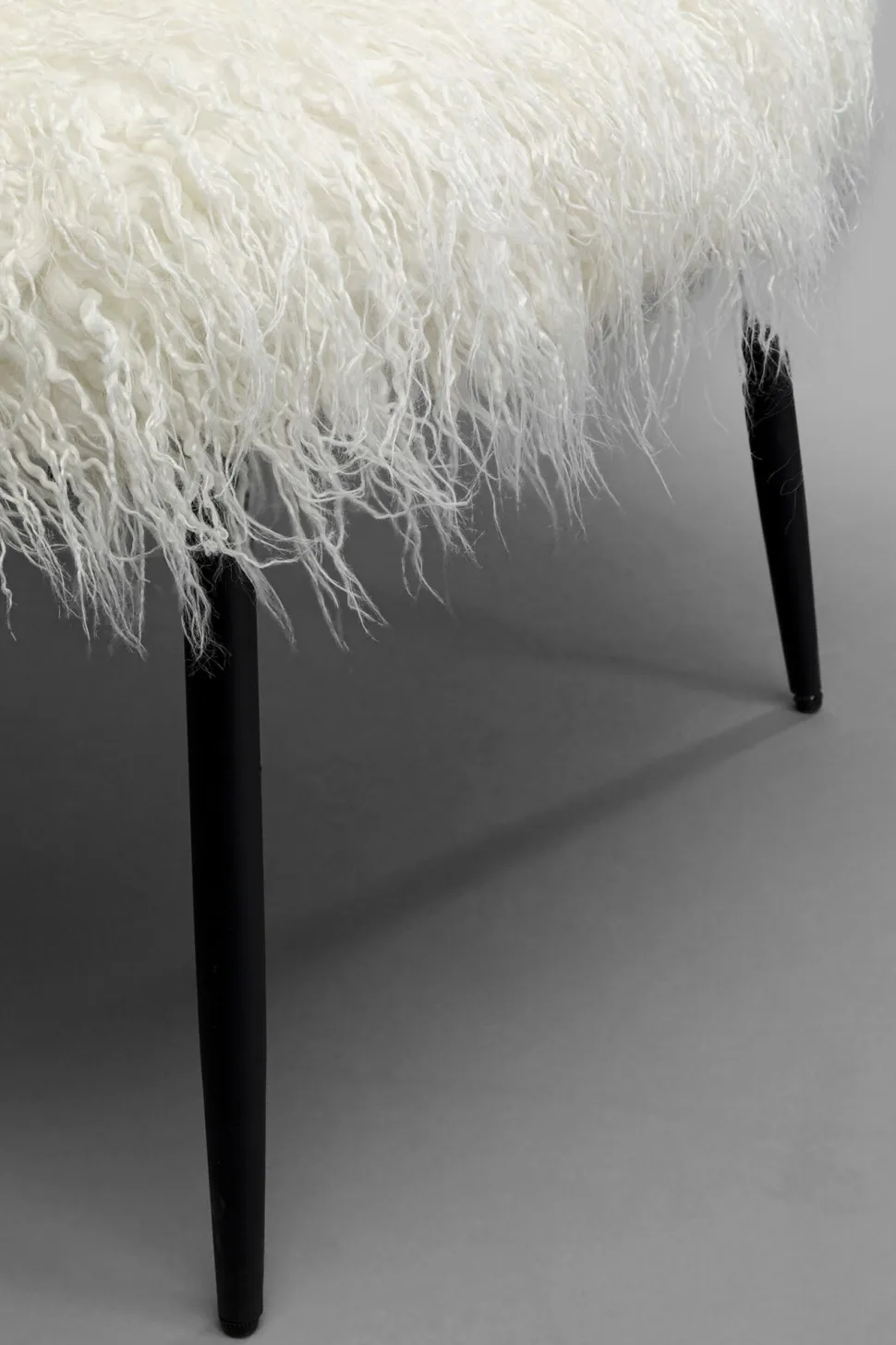 KARE Design Eetkamerstoel Hairy White Hot