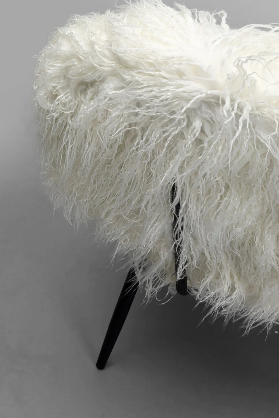 KARE Design Eetkamerstoel Hairy White Hot