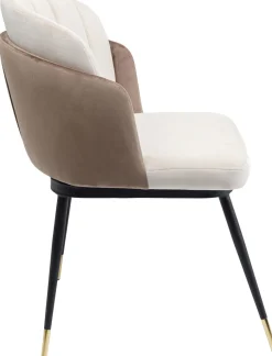 KARE Design Eetkamerstoel Hojas Beige Cheap