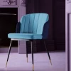 KARE Design Eetkamerstoel Hojas Blue Best