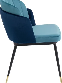 KARE Design Eetkamerstoel Hojas Blue Best