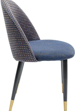 KARE Design Eetkamerstoel Hudson Blauw Flash Sale