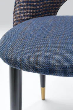 KARE Design Eetkamerstoel Hudson Blauw Flash Sale