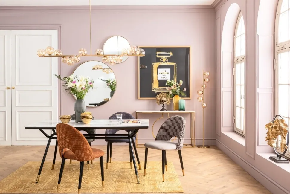 KARE Design Eetkamerstoel Hudson Oranje Outlet