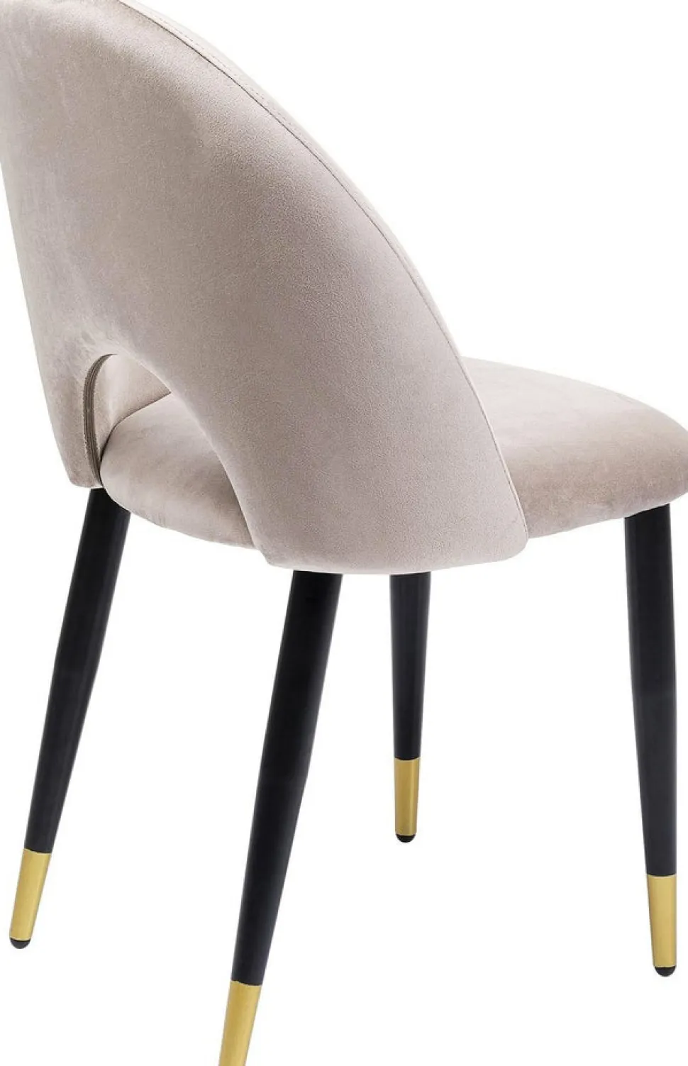 KARE Design Eetkamerstoel Iris Fluweel Beige Best Sale
