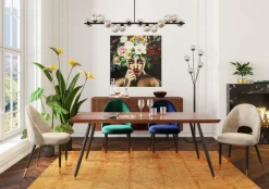 KARE Design Eetkamerstoel Iris Fluweel Beige Best Sale