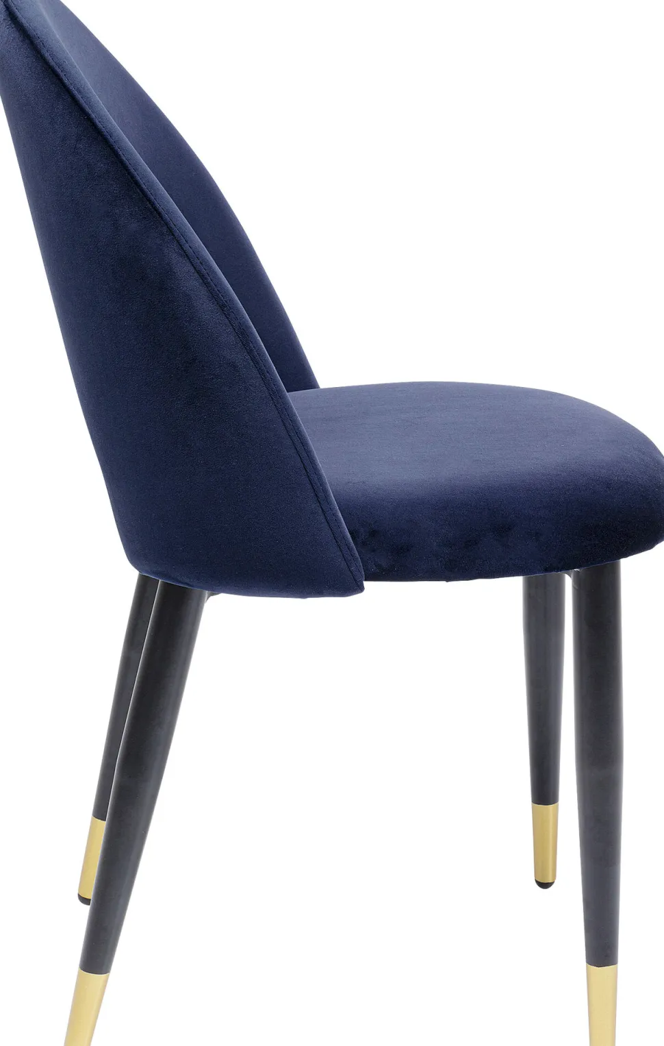 KARE Design Eetkamerstoel Iris Fluweel Blauw (set Van 2) Best Sale