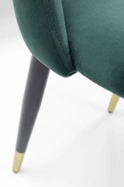 KARE Design Eetkamerstoel Iris Fluweel Groen Fashion