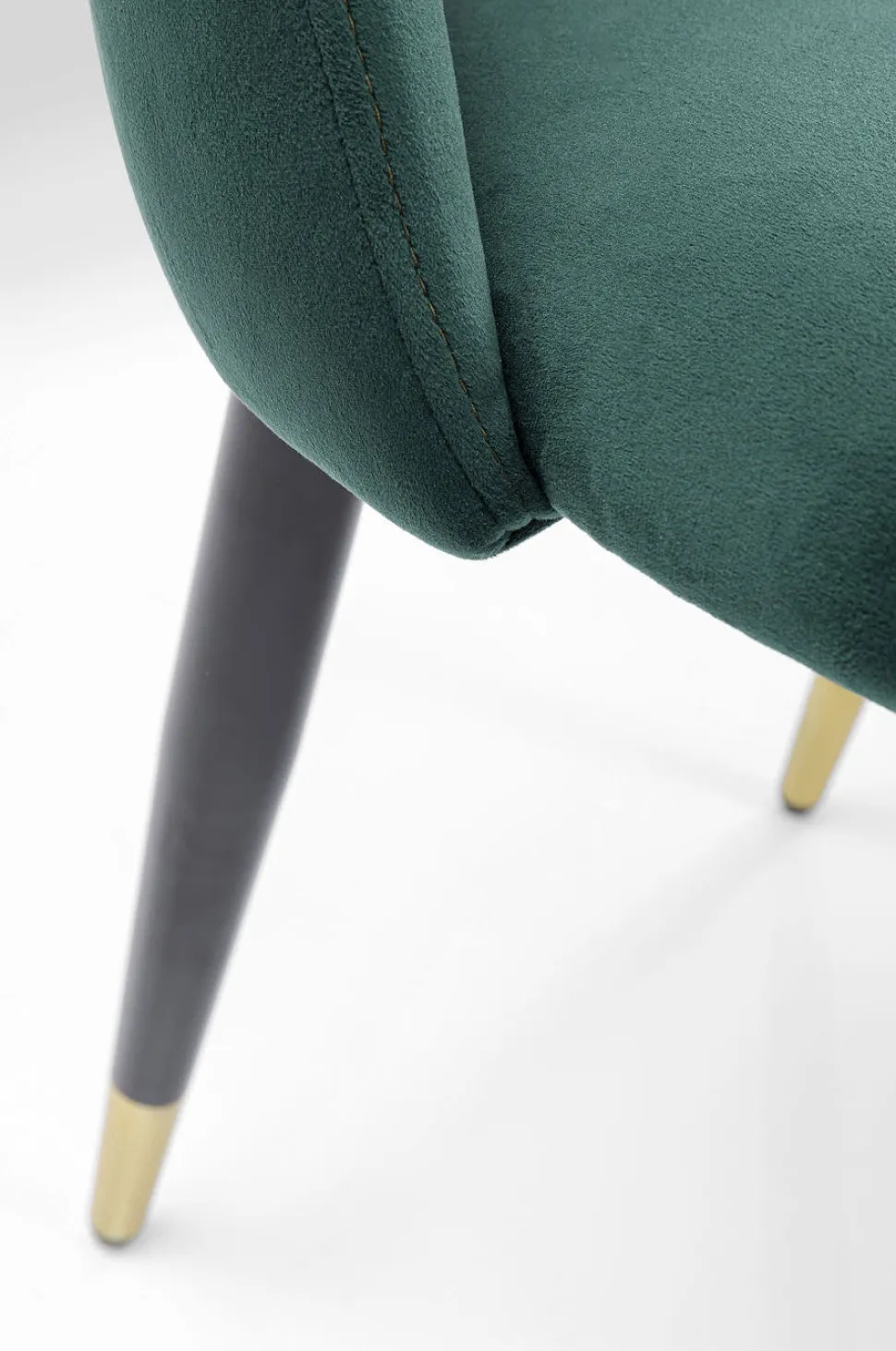 KARE Design Eetkamerstoel Iris Fluweel Groen Fashion